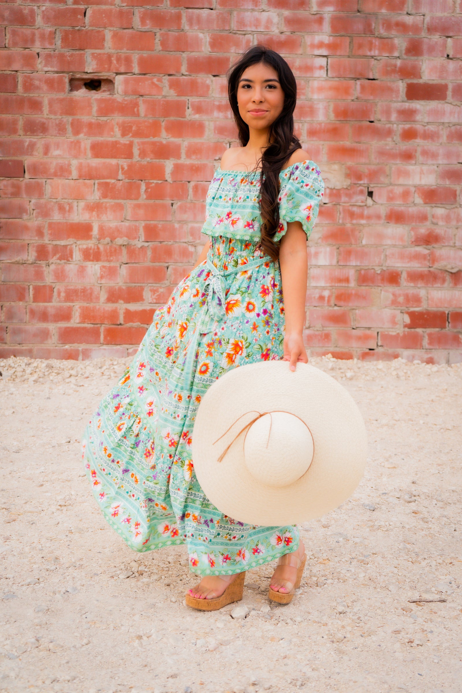SUN-KISSED FLORAL MAXI