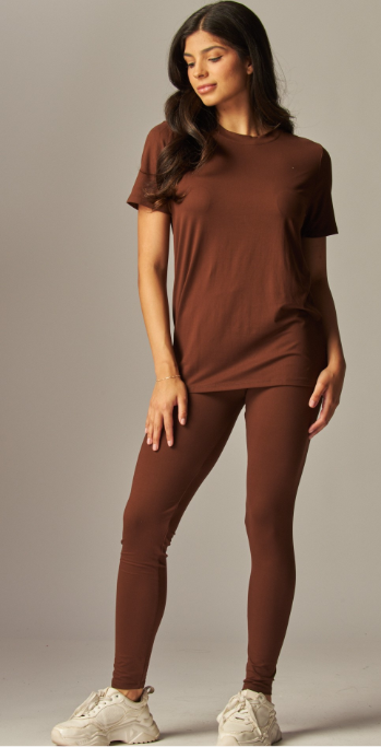 BUTTER SOFT BRUSHED CASUAL LEGGINGS SET