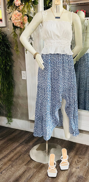 HI LOW MAXI SKIRT