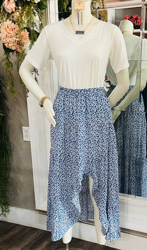 HI LOW MAXI SKIRT