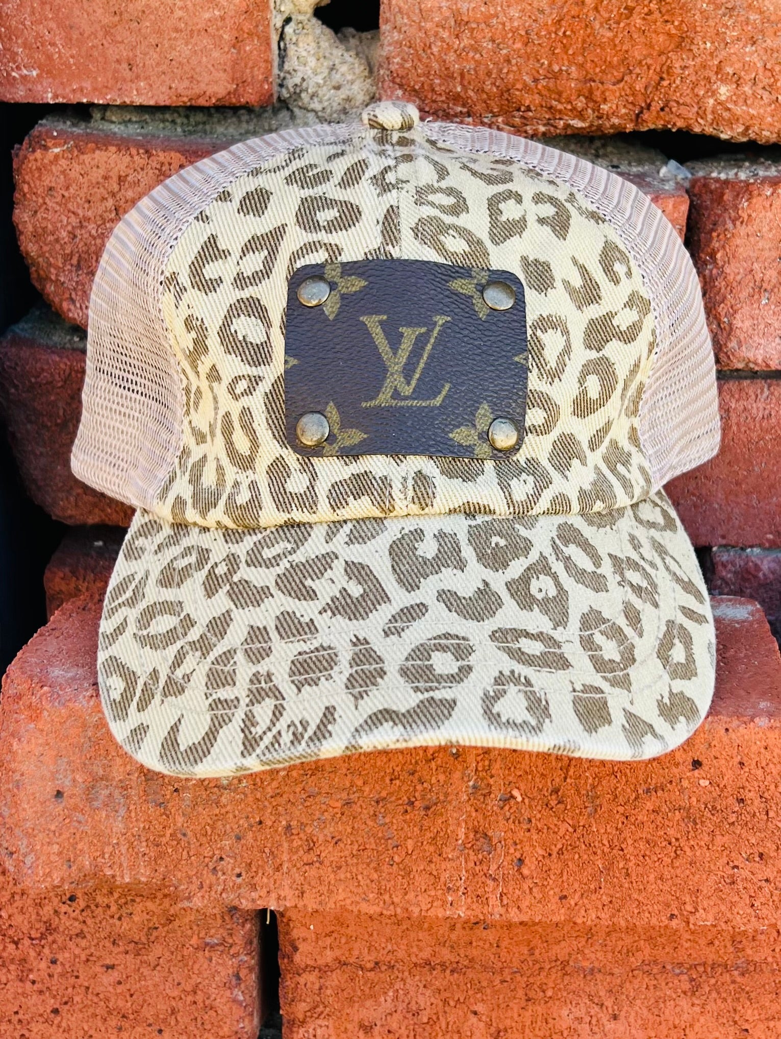 UPCYCLED LV DENIM CAP