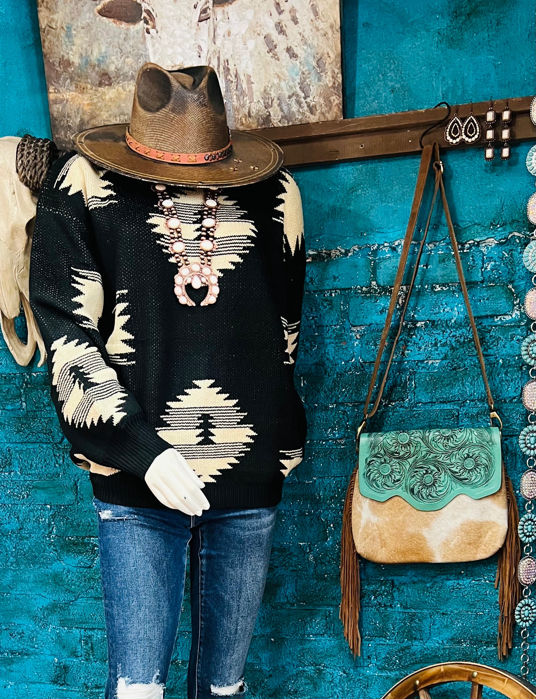 Paint it Aztec Sweater