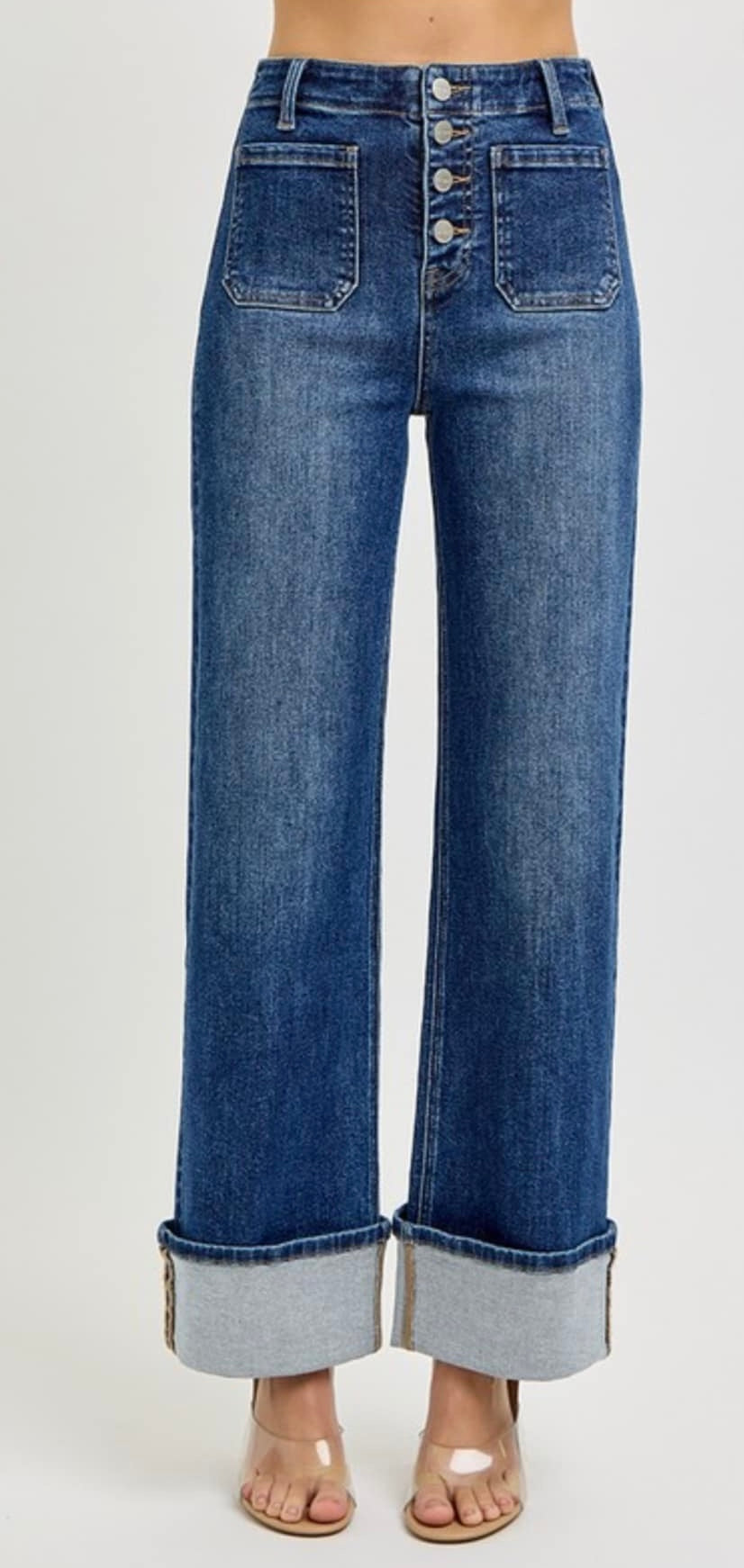 High Rise Ankle Jeans