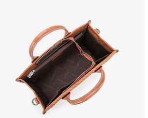 Trinity Ranch Floral Tooled Mini Tote/Crossbody