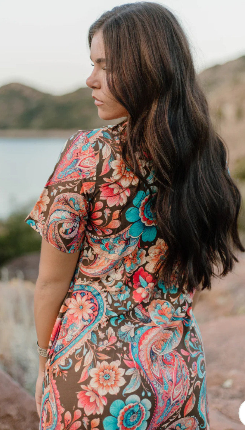 PAISLEY OF MY HEART MAXI DRESS