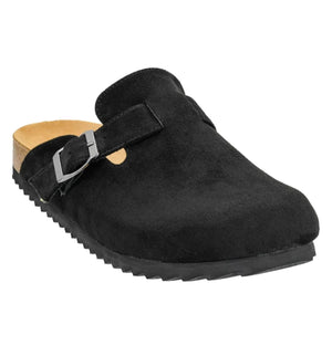 Corky's One for the Books Shoes in Black Faux Suede