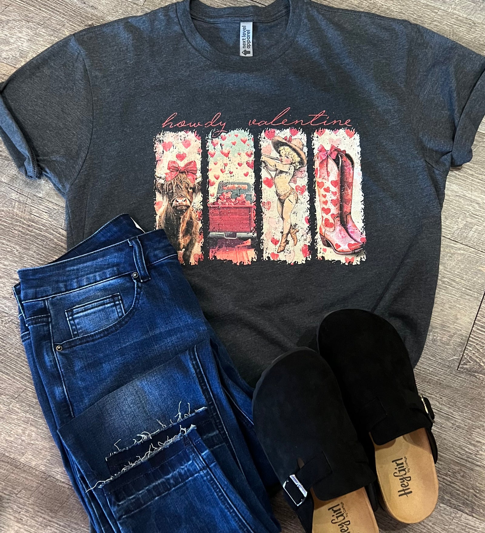 RETRO HOWDY VALENTINE TEE