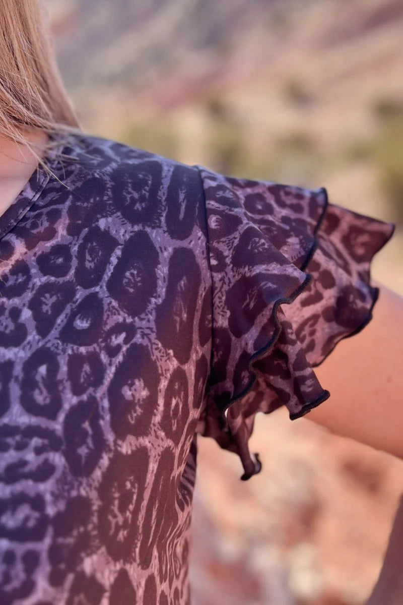 THE NIGHT LEOPARD TOP