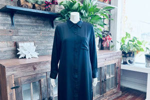 Long sleeve shirt dress