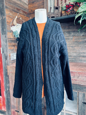 CROCHET MIDI LONG CARDIGAN