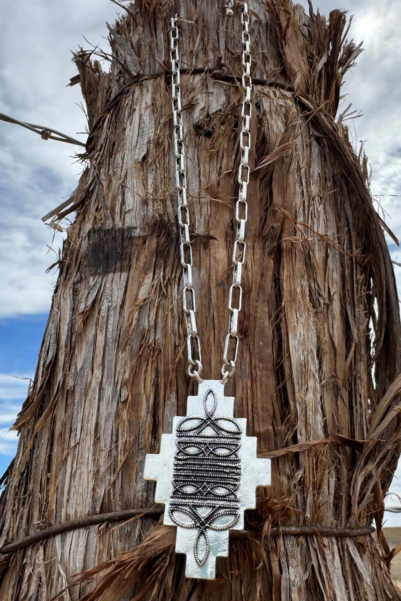 Stitched in Aztec Necklace