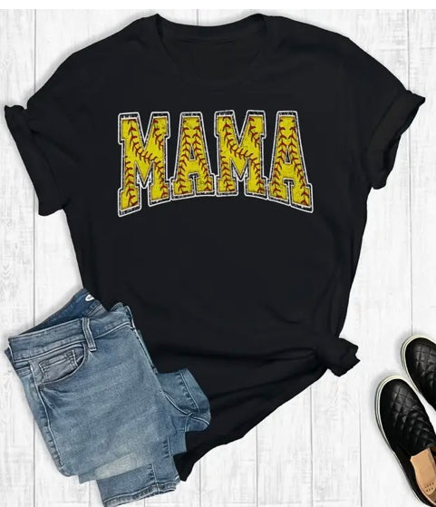 Softball MAMA Tee
