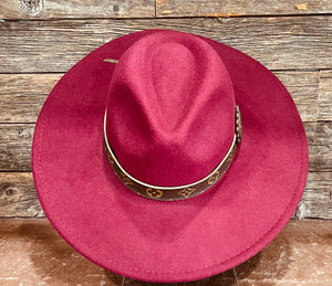 LV UPCYCLED FEDORA HAT