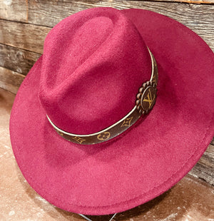 LV UPCYCLED FEDORA HAT