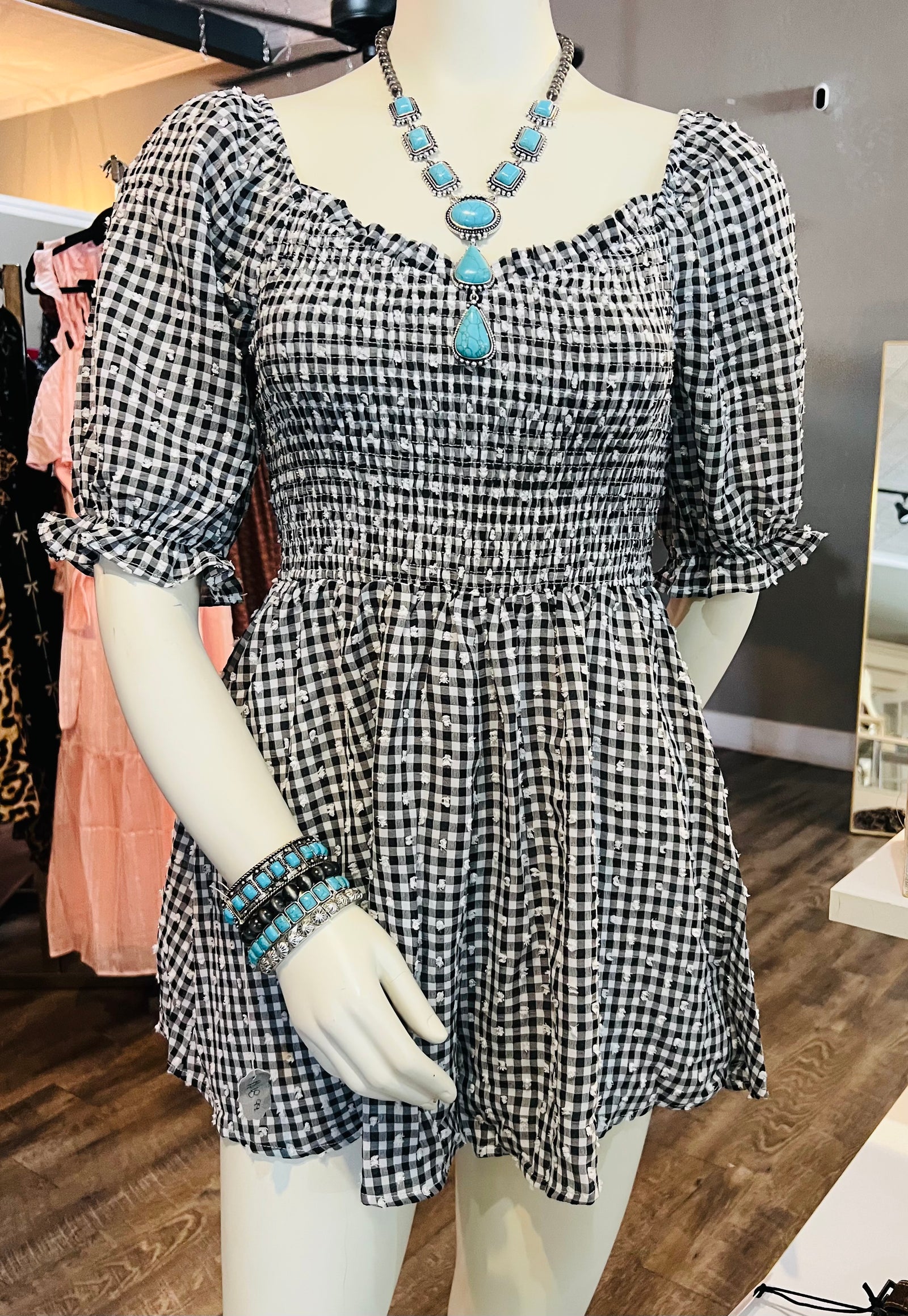 PRETTY GINGHAM ROMPER