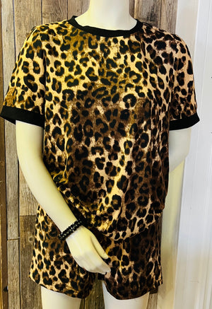 LEOPARD PRINT SET