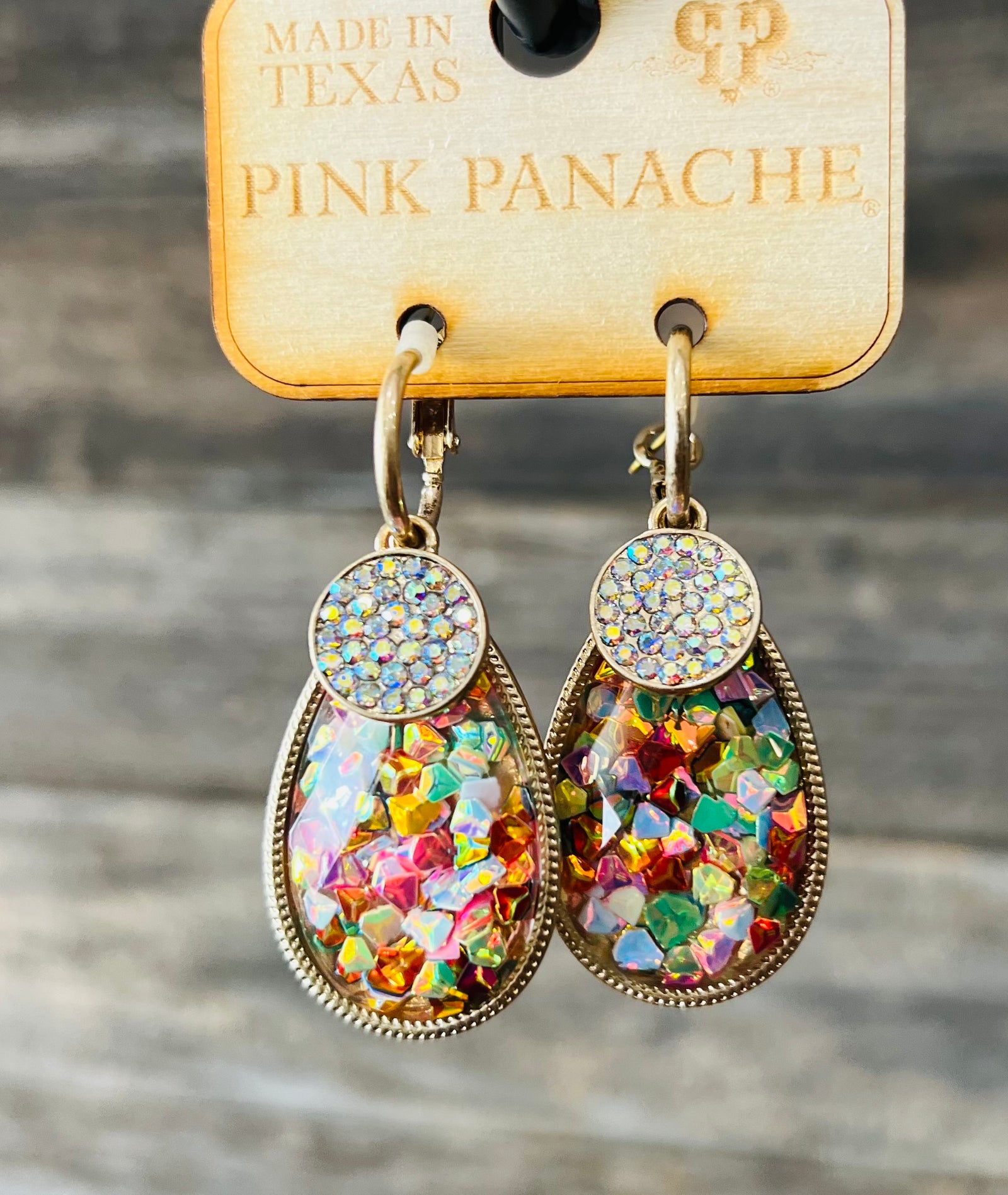 Acrylic earring  multicolor