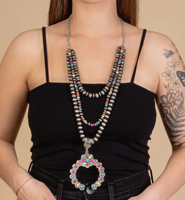 Squash Blossom Necklace - Multi