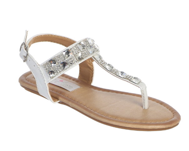 GIRLS RHINESTONE SANDALS