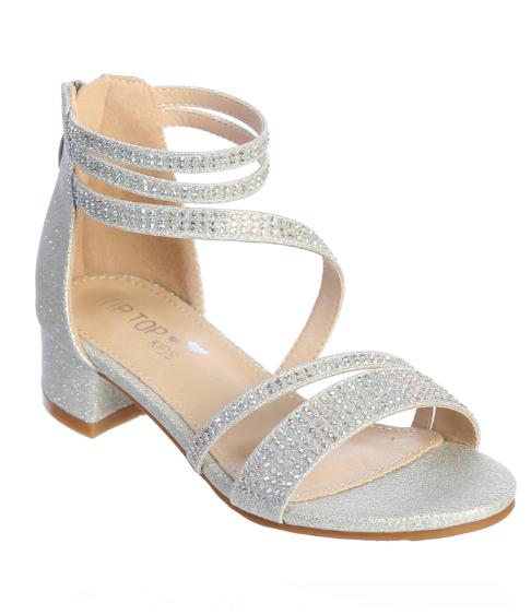 GIRLS RHINESTONE HEEL