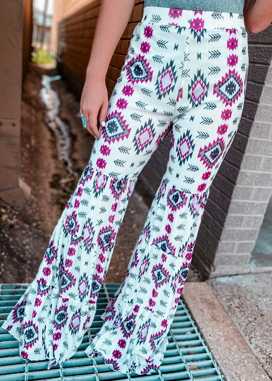 MAGGIE MESH AZTEC PANTS