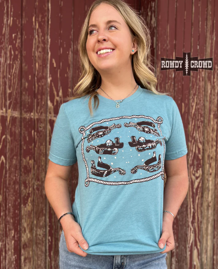 COWGIRL SPURS TEE