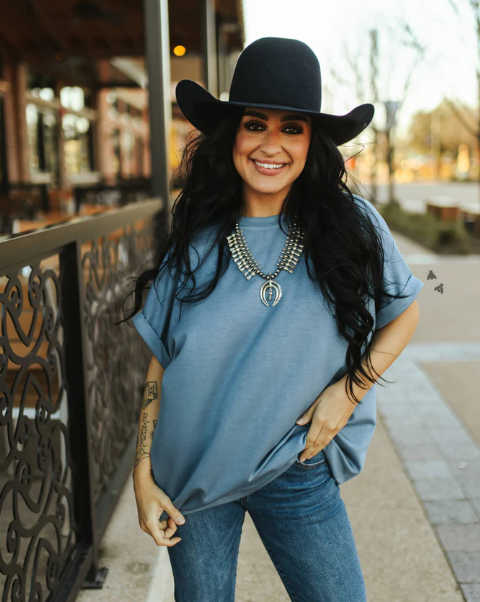 CLOUD BASIC MOM CUFF *DENIM & *DUST