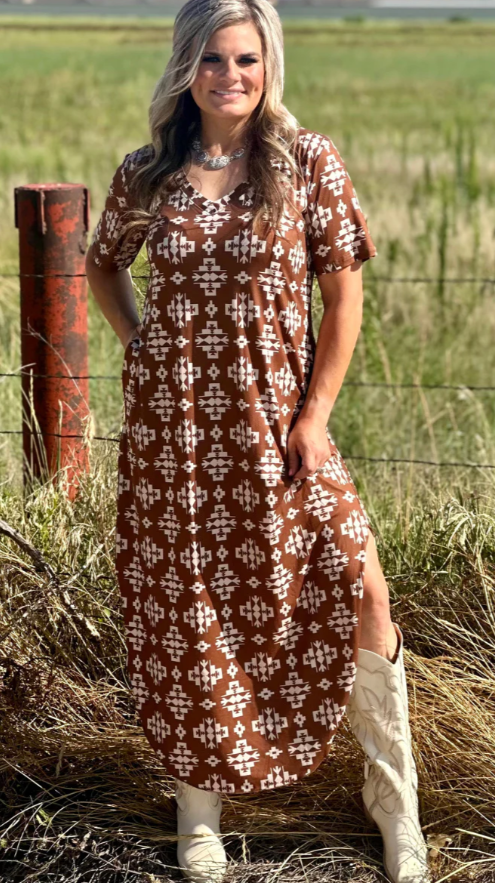Meet Me In Wyoming Maxi Dress
