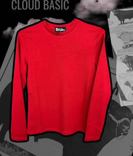 CLOUD BASIC L/S *ROJO