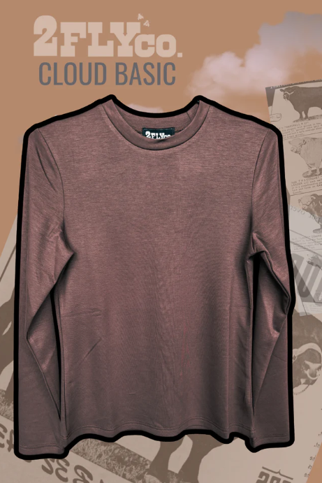 CLOUD BASIC L/S *MOCHA