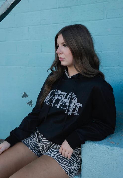 LEATHER OR NOT SWEATSHIRT