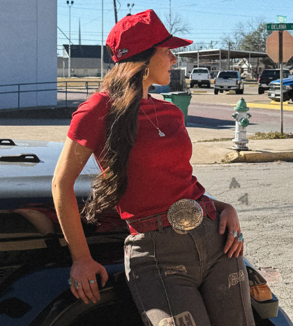 CLOUD BASIC SNUG TEE *ROJO