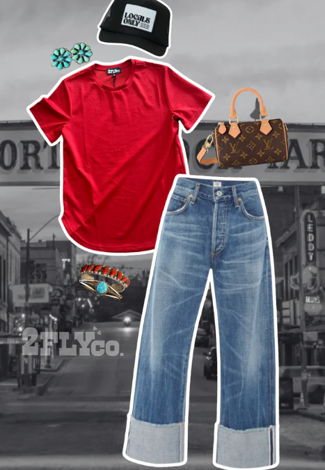 CLOUD BASIC FREE TEE *ROJO