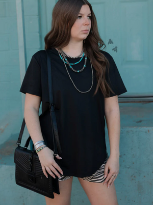 SWANKY LEATHER MIDNIGHT