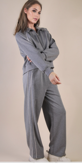 Wide Leg Knit Comfy Casual Sweat Pants