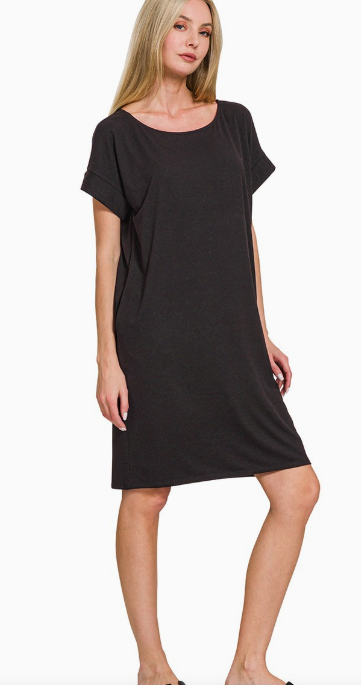 EVERYDAY EASY T SHIRT DRESS