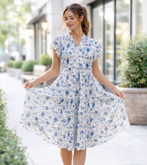 BLUEBELL BREEZE MIDI DRESS