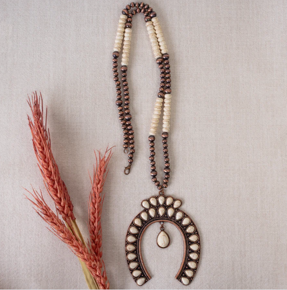 SQUASH BLOSSOM NECKLACE