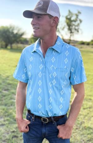 DUSTY BLUE POLO