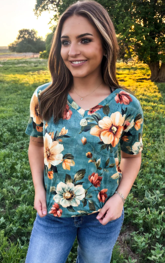 WILD FLOWER SAGE TOP
