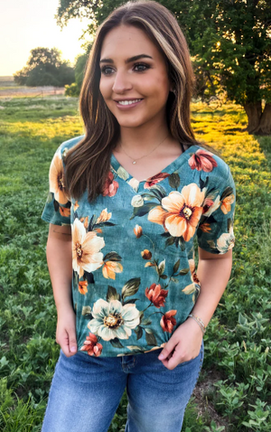 WILD FLOWER SAGE TOP