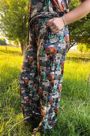 Retro Rodeo Night Pants
