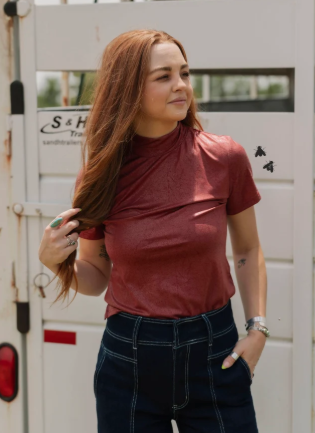 LEATHER FEELZ *BURGUNDY