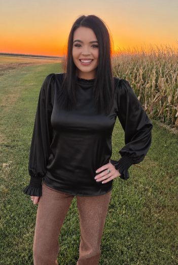 Sunday at the Ranch Top - Black