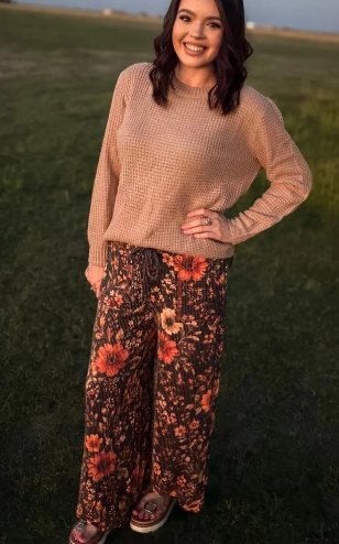 Amber Blossom Pants