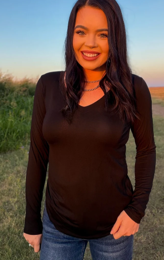 Simple Sterling Long Sleeve - Black