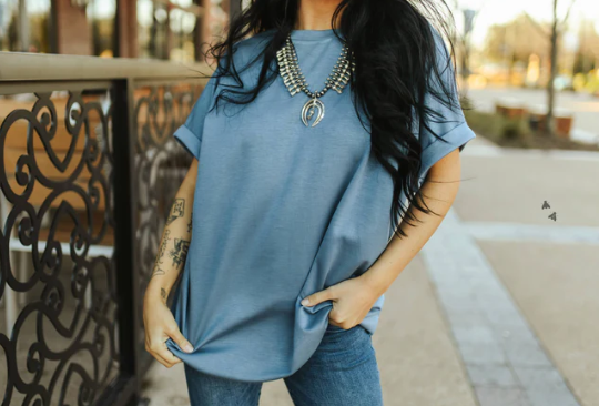 CLOUD BASIC MOM CUFF *DENIM & *DUST