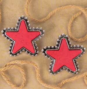 Squash Blossom Star Earrings