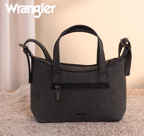 Wrangler Tooled Aztec Pattern Print Tote/Crossbody