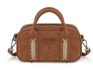 Wrangler Whipstitch Collection Mini Satchel/Crossbody Bag